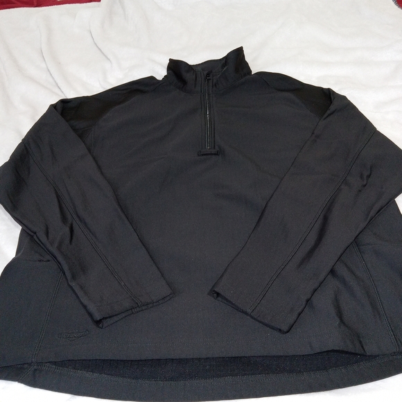 Tru-Spec Jacket Mens 2XL Black 24/7 Grid Fleece 1/4 Zip Tactical Long Sleeve - Picture 13 of 13